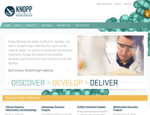 Tablet Screenshot of knoppbio.com